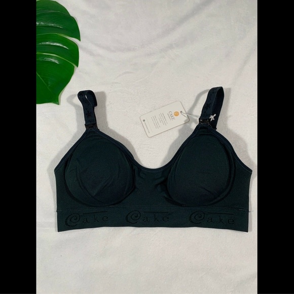 NWT Cake Rock‎ Candy Padded Wireless Nursing Bra in Black [SZ Small ] - Picture 2 of 8